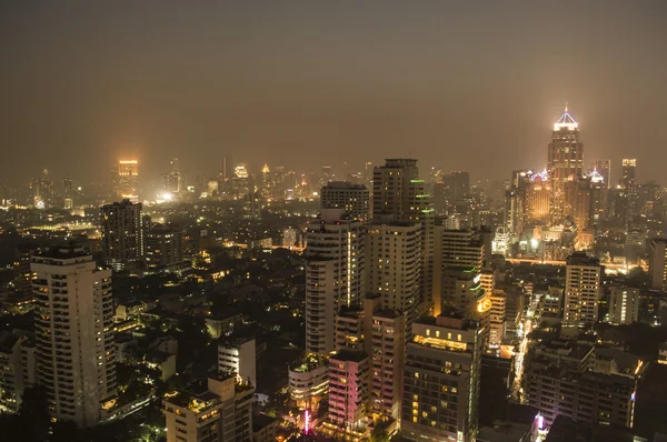 Bangkok pada malam hari — Stok Foto