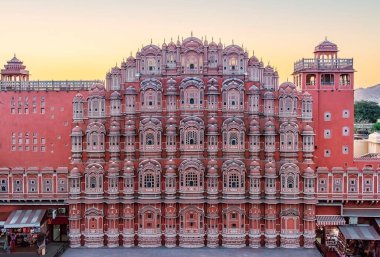 Hawa Mahal Rüzgar Sarayı, Jaipur, Rajasthan, Hindistan