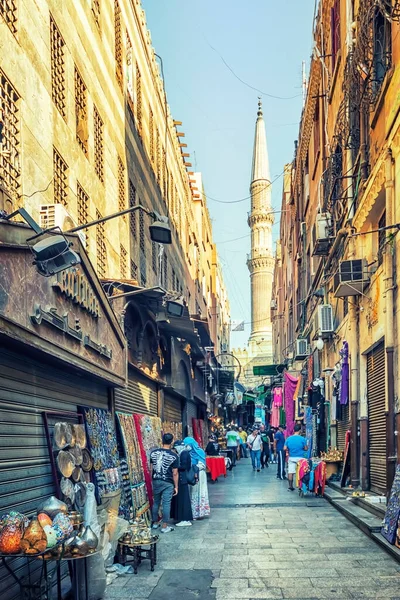 Pasar Khan Khalili Kota Kairo Mesir — Stok Foto