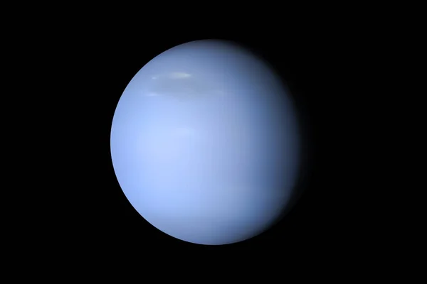 Neptune Planet Isolated Black — Stock Photo, Image