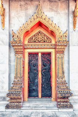 Bangkok 'taki Wat Benchamabophit Tapınağı