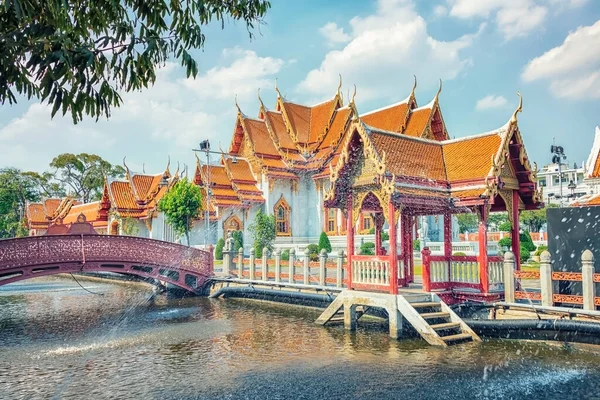 Wat Benchamabophit Temple Bangkok City — Stock Photo, Image