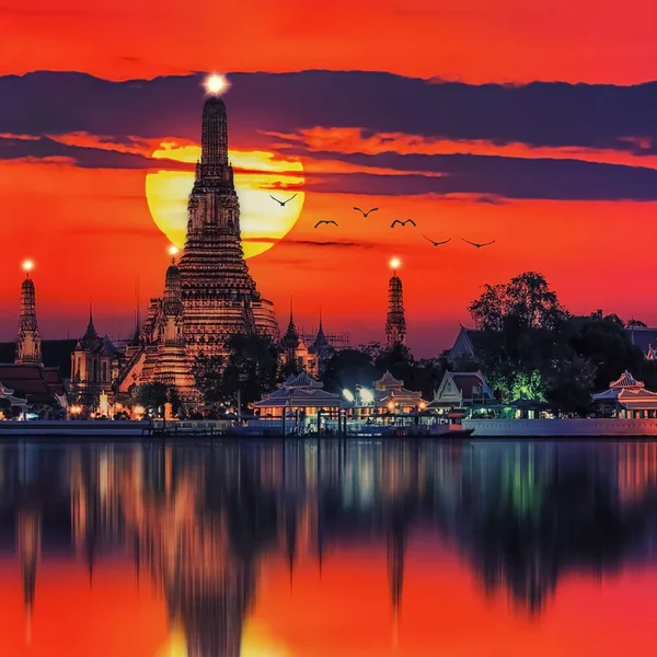 Świątynia Wat Arun Bangkoku Tajlandia — Zdjęcie stockowe