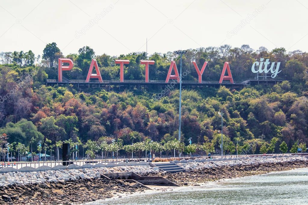 Pattaya city in Thailand