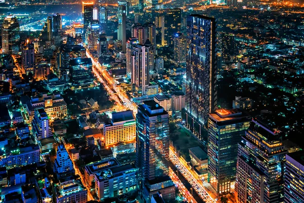 Okres Sathorn Bangkoku — Stock fotografie