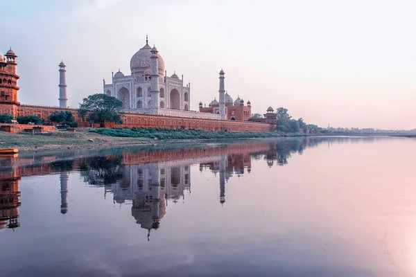 Mausoleo Taj Mahal Agra Uttar Pradesh India — Foto de Stock