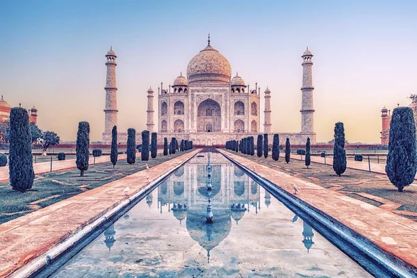 Mausoleo Taj Mahal Agra Uttar Pradesh India — Foto de Stock