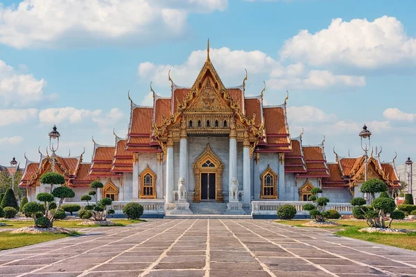 Wat Benchamabophit Tempel Bangkok Stad — Stockfoto