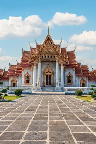 Wat Benchamabophit Tempel Bangkok Stad — Stockfoto