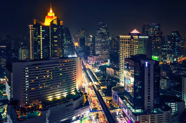 Distrito Sukhumvit Cidade Bangkok — Fotografia de Stock