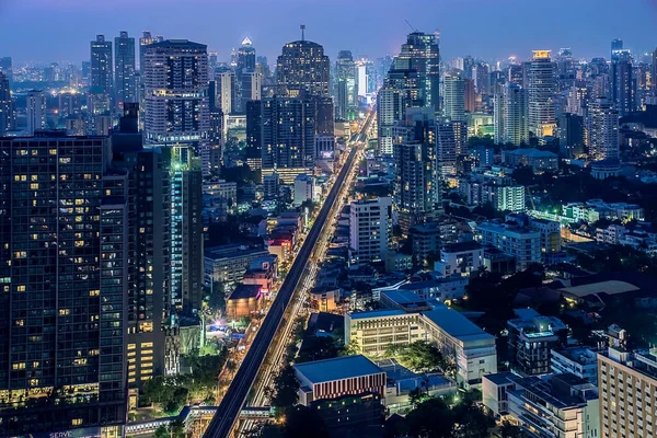 Distrito Sukhumvit Cidade Bangkok — Fotografia de Stock