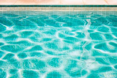 Ripple of water in the swimming pool