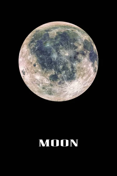 Artist View Moon — Stock Photo, Image