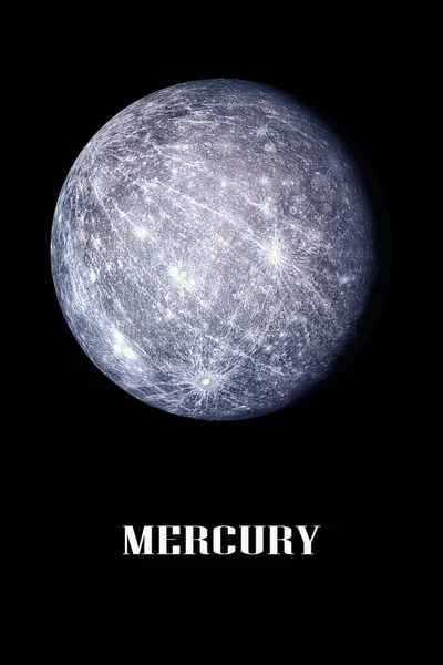 Artist View Mercury Planet — Stockfoto
