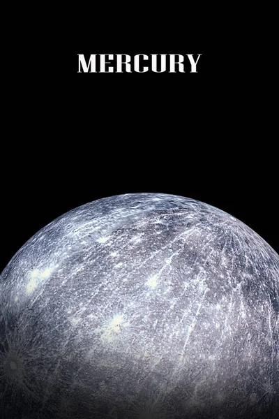 Vista Artística Del Planeta Mercurio — Foto de Stock