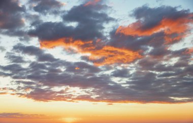 Resim için gökyüzü dokusu, 3D görüntüleme, dijital sanat.