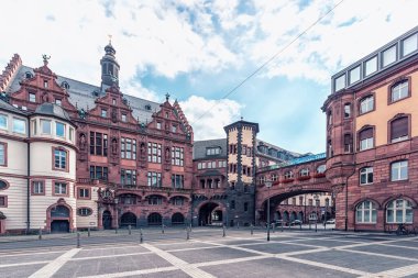 Frankfurt şehrinin güzel mimarisi