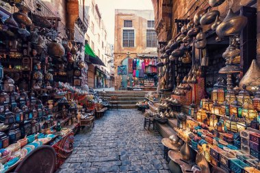Kahire 'deki Khan Al Khalili Pazarı, Mısır