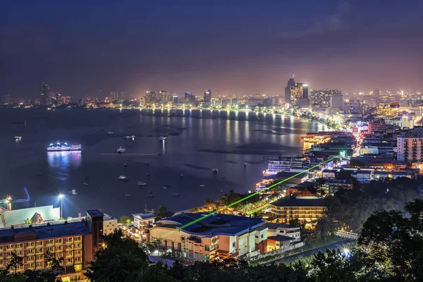 Pattaya Cidade Noite Tailândia — Fotografia de Stock