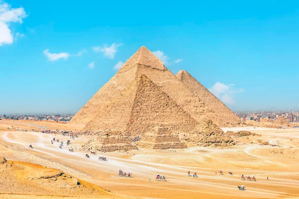 Pyramids Giza Egypt — Stock Photo, Image