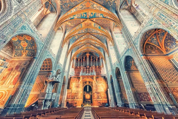 Dentro Catedral Albi França — Fotografia de Stock