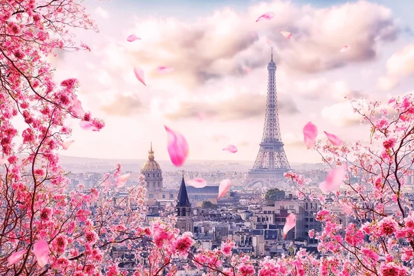 Ciudad París Primavera — Foto de Stock