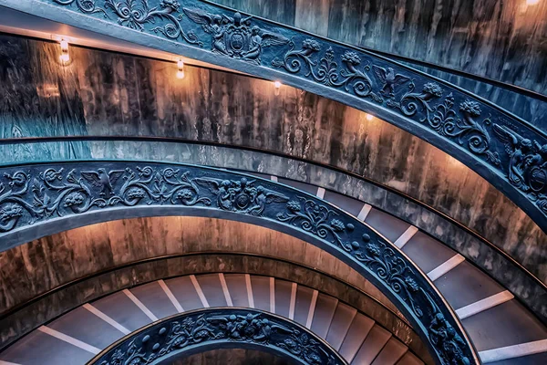 Монументальні Спіральні Сходи Ватикані Рим — стокове фото