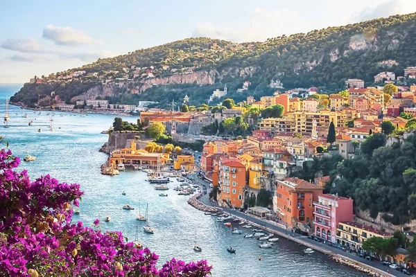 Villefranche Sur Mer Villaggio Vicino Nizza Sulla Costa Azzurra — Foto Stock