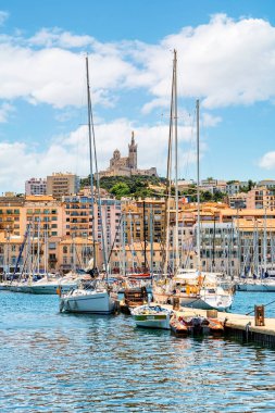 The Old harbor in Marseille city