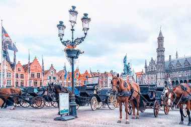 Gündüz vakti Bruges şehri