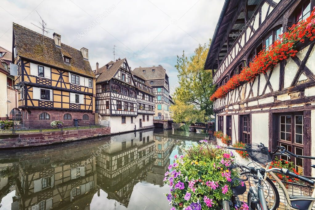 Beautiful architecture in Strasbourg City