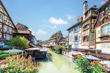 Fransa 'nın Colmar kentinde mimarlık