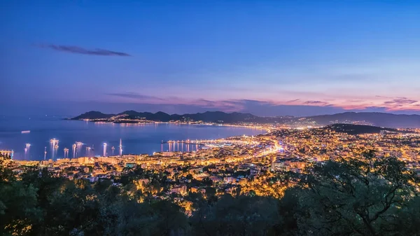 Město Cannes Francouzské Riviéře — Stock fotografie