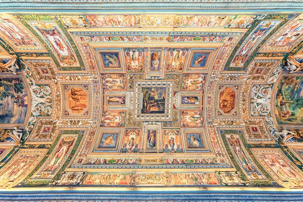 Techo Pintado Del Museo Vaticano — Foto de Stock