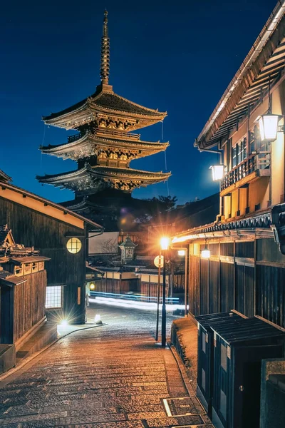 Yasaka Pagoda Evening Kyoto Japan — Stock Photo, Image
