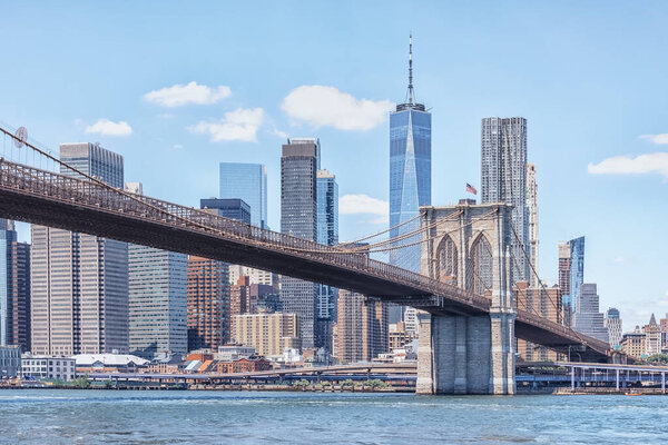 The skyline of New York City, United States