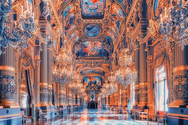 Het Palais Garnier Het Operahuis Parijs — Stockfoto