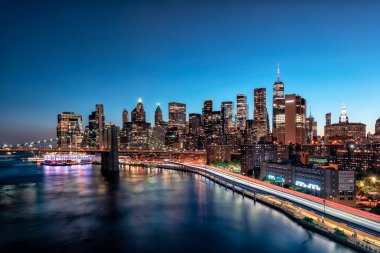 The skyline of New York City, United States