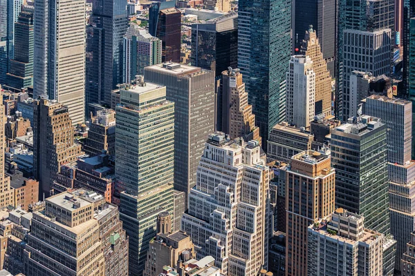 Edificios Manhattan Vistos Desde Alto Nueva York — Foto de Stock