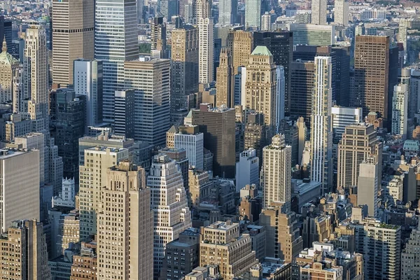 Gebouwen Manhattan Van Hogerhand Bekeken New York — Stockfoto