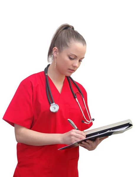 Confident female doctor — Stock Photo, Image