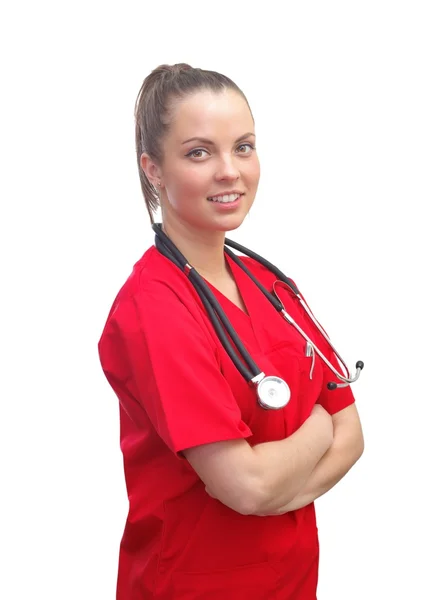 Smiling female doctor — Stock Photo, Image