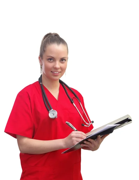 Confident female doctor — Stock Photo, Image