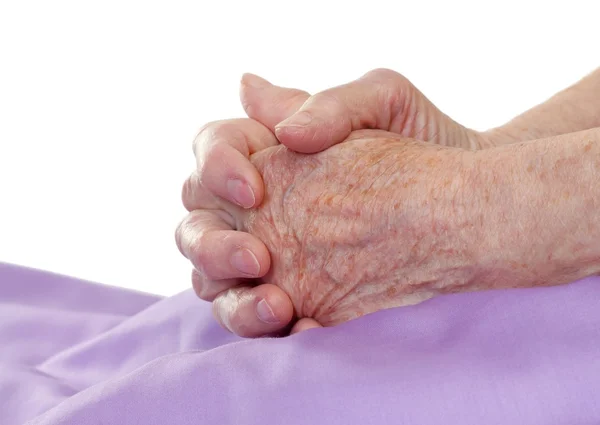 Aged hands — Stock Photo, Image