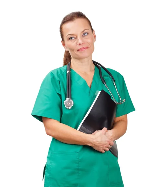 Smiling woman doctor — Stock Photo, Image