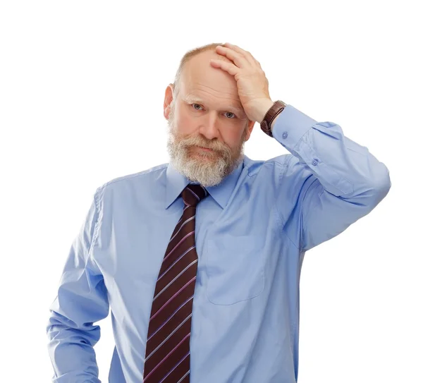 Stressed businessman — Stock Photo, Image