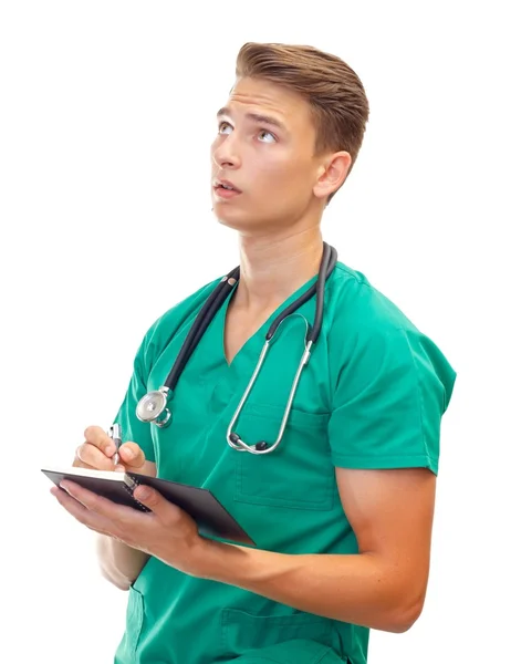 Medico maschile premuroso — Foto Stock