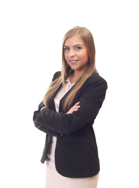 iş kadını gülümseyen