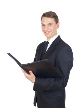 Kendine güvenen işadamı