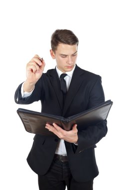 Kendine güvenen işadamı